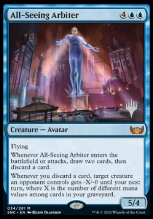 All-Seeing Arbiter (Promo Pack) [Streets of New Capenna Promos] | Gear Gaming Bentonville