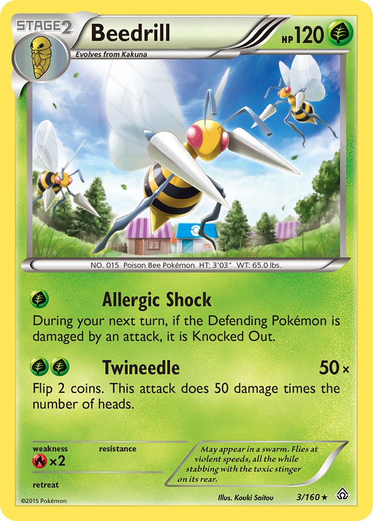 Beedrill (3/160) [XY: Primal Clash] | Gear Gaming Bentonville