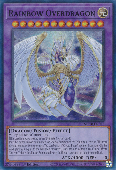 Rainbow Overdragon [SDCB-EN043] Super Rare | Gear Gaming Bentonville