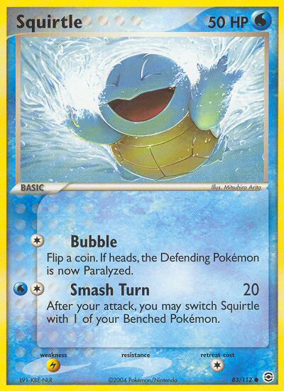 Squirtle (83/112) [EX: FireRed & LeafGreen] | Gear Gaming Bentonville