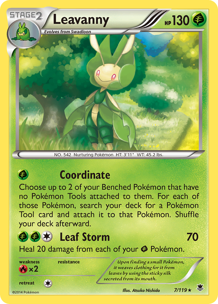 Leavanny (7/119) [XY: Phantom Forces] | Gear Gaming Bentonville