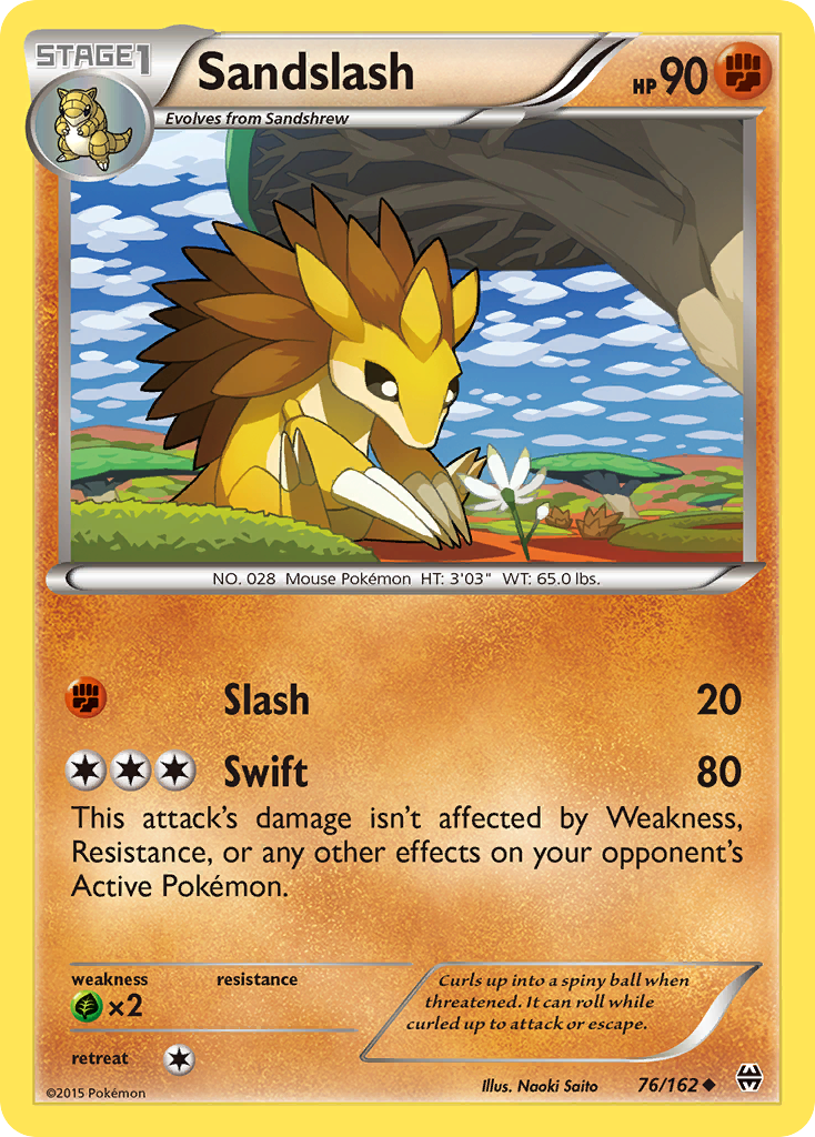 Sandslash (76/162) [XY: BREAKthrough] | Gear Gaming Bentonville