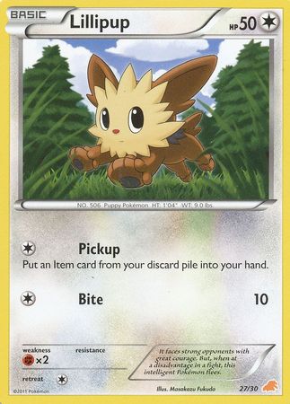 Lillipup (27/30) [Black & White: Trainer Kit - Excadrill] | Gear Gaming Bentonville