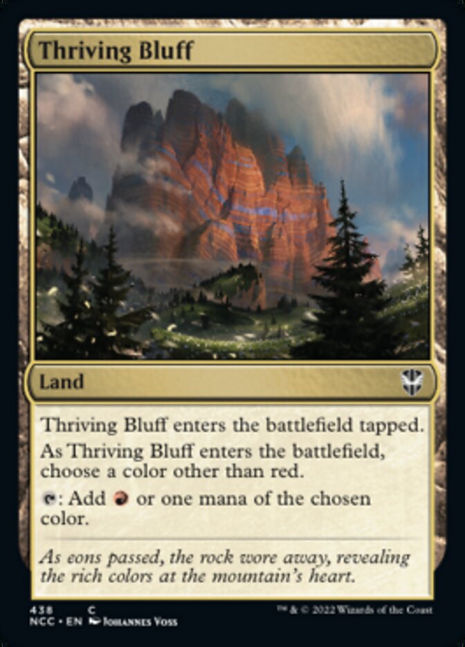 Thriving Bluff [Streets of New Capenna Commander] | Gear Gaming Bentonville