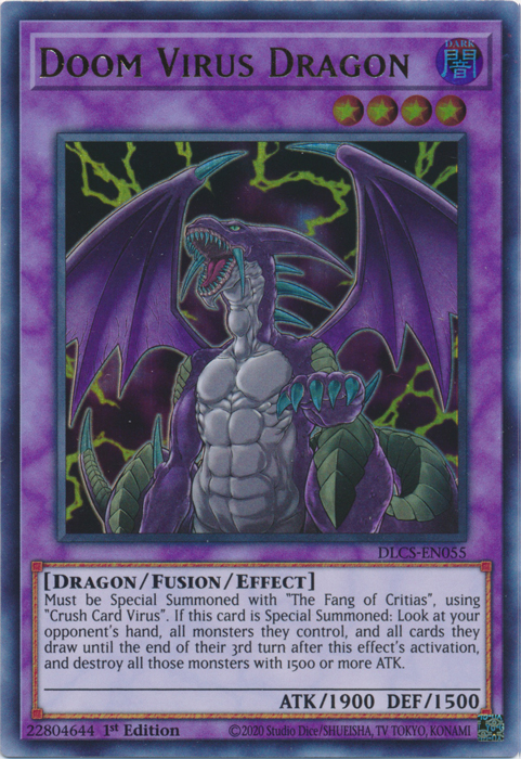 Doom Virus Dragon [DLCS-EN055] Ultra Rare | Gear Gaming Bentonville