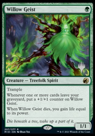 Willow Geist (Promo Pack) [Innistrad: Midnight Hunt Promos] | Gear Gaming Bentonville