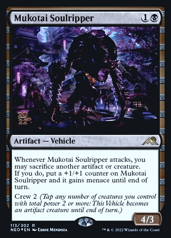 Mukotai Soulripper [Kamigawa: Neon Dynasty Prerelease Promos] | Gear Gaming Bentonville