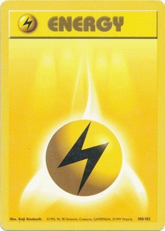 Lightning Energy (100/102) [Base Set Unlimited] | Gear Gaming Bentonville