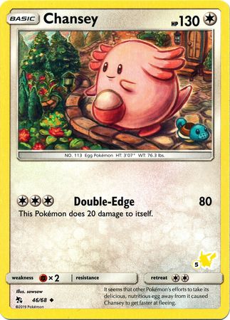 Chansey (46/68) (Pikachu Stamp #5) [Battle Academy 2020] | Gear Gaming Bentonville