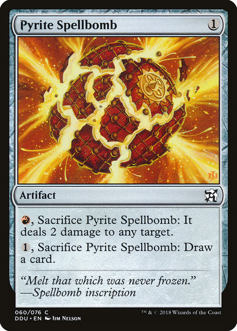 Pyrite Spellbomb [Duel Decks: Elves vs. Inventors] | Gear Gaming Bentonville