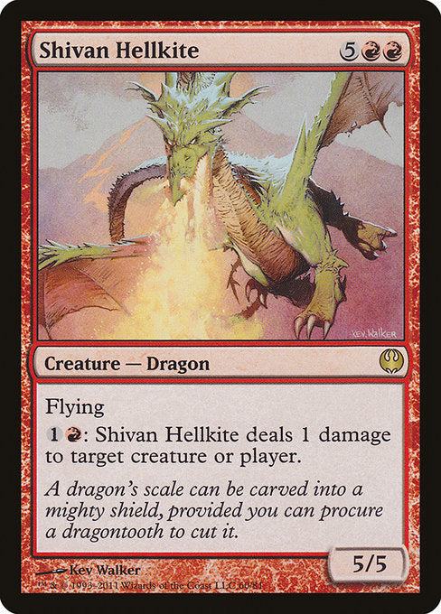 Shivan Hellkite [Duel Decks: Knights vs. Dragons] | Gear Gaming Bentonville