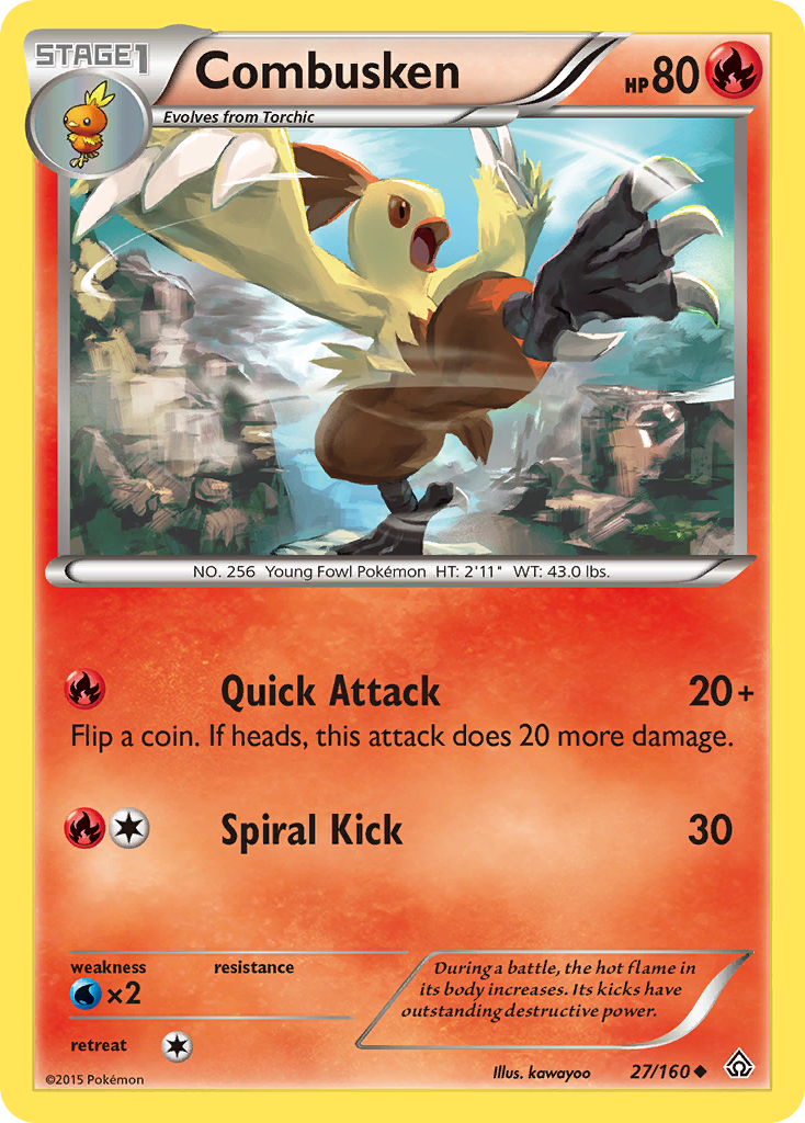 Combusken (27/160) [XY: Primal Clash] | Gear Gaming Bentonville