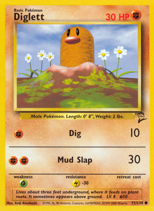 Diglett (71/130) [Base Set 2] | Gear Gaming Bentonville