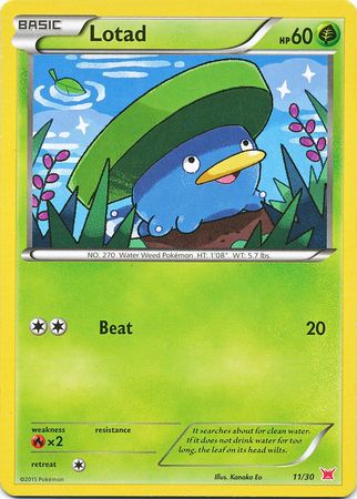 Lotad (11/30) [XY: Trainer Kit 2 - Latias] | Gear Gaming Bentonville