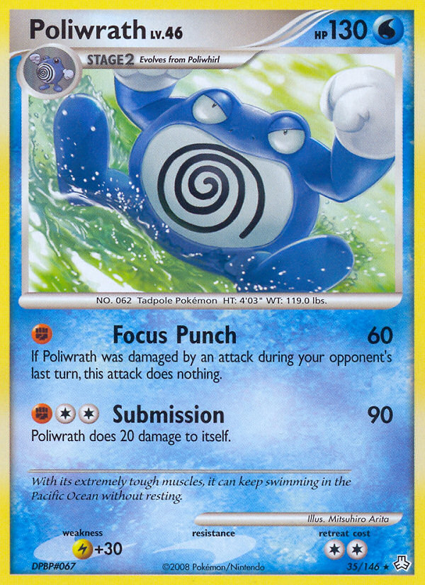 Poliwrath (35/146) [Diamond & Pearl: Legends Awakened] | Gear Gaming Bentonville