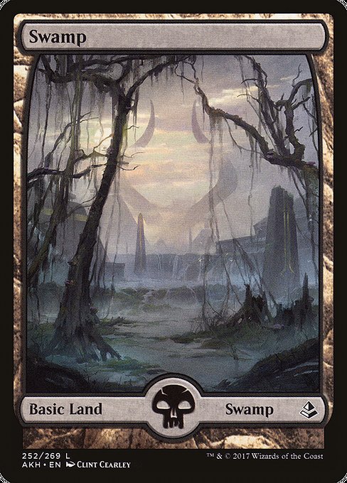 Swamp (252) - Full Art [Amonkhet] | Gear Gaming Bentonville