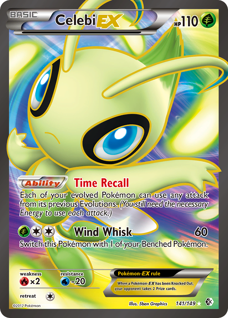 Celebi EX (141/149) [Black & White: Boundaries Crossed] | Gear Gaming Bentonville