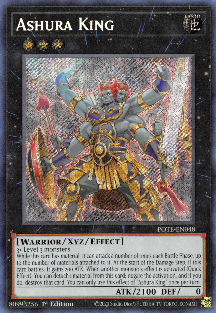 Ashura King [POTE-EN048] Secret Rare | Gear Gaming Bentonville