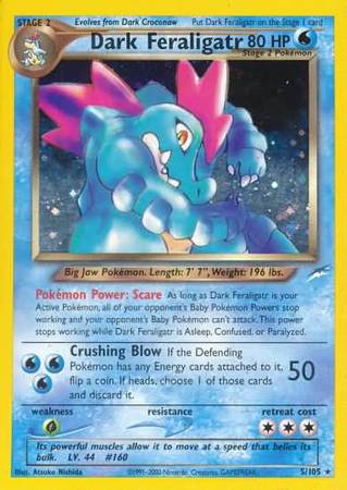 Dark Feraligatr (5/105) [Neo Destiny Unlimited] | Gear Gaming Bentonville