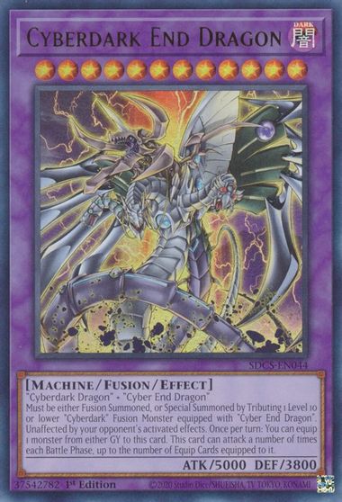 Cyberdark End Dragon [SDCS-EN044] Ultra Rare | Gear Gaming Bentonville