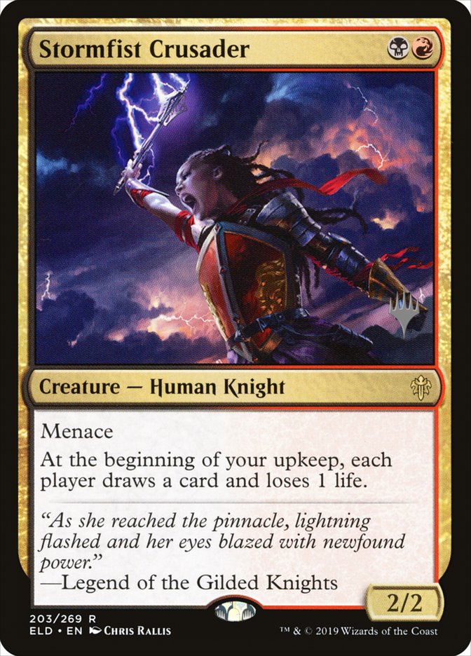 Stormfist Crusader (Promo Pack) [Throne of Eldraine Promos] | Gear Gaming Bentonville