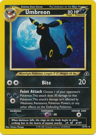 Umbreon (13/75) [Neo Discovery Unlimited] | Gear Gaming Bentonville