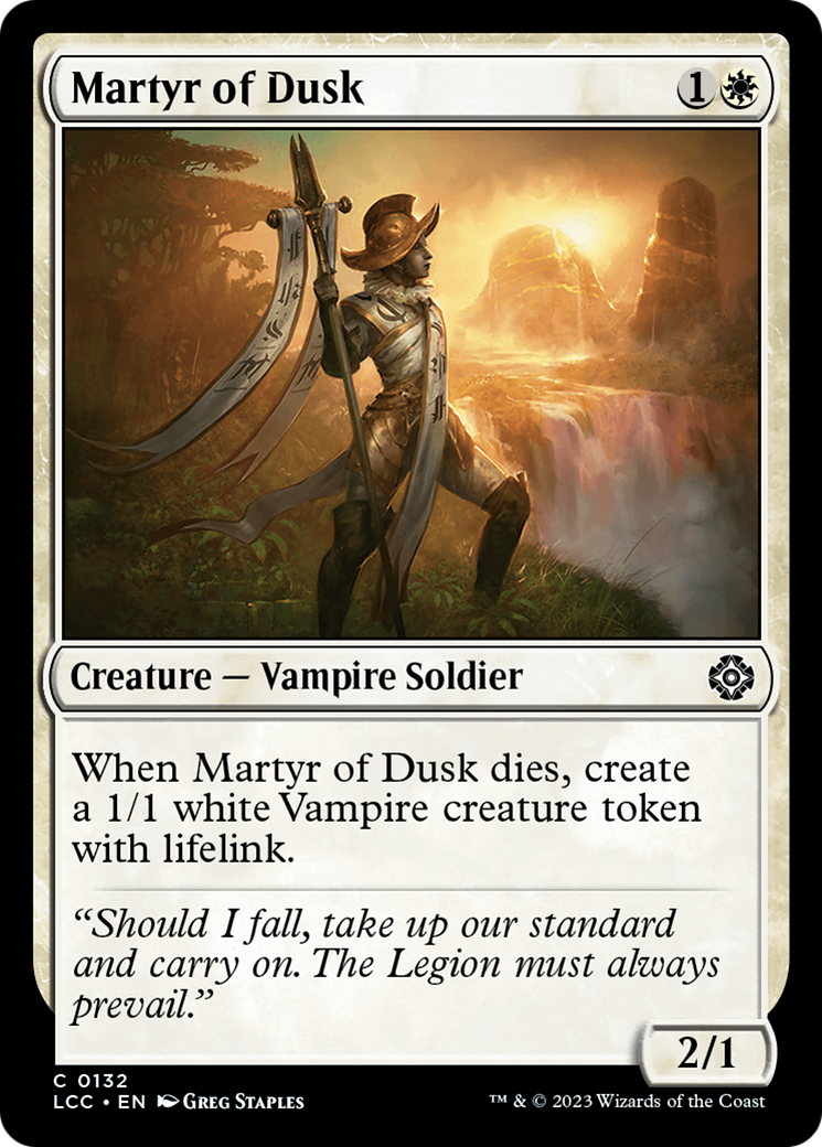 Martyr of Dusk [The Lost Caverns of Ixalan Commander] | Gear Gaming Bentonville