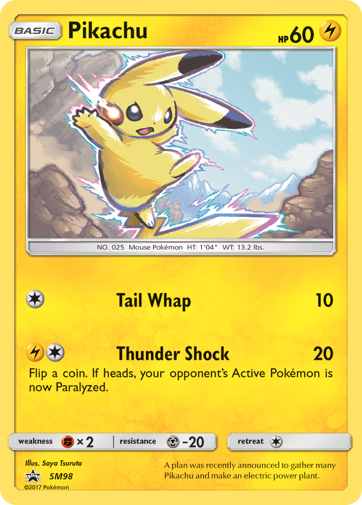 Pikachu (SM98) [Sun & Moon: Black Star Promos] | Gear Gaming Bentonville