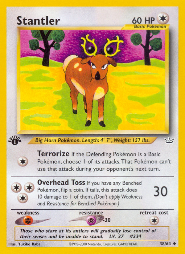 Stantler (38/64) [Neo Revelation 1st Edition] | Gear Gaming Bentonville