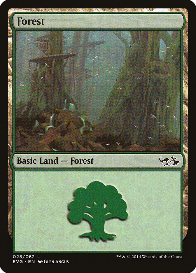 Forest (28) (Elves vs. Goblins) [Duel Decks Anthology] | Gear Gaming Bentonville