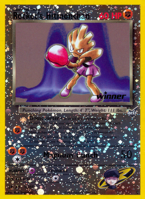 Rocket's Hitmonchan (9) (Winner) [Best of Promos] | Gear Gaming Bentonville