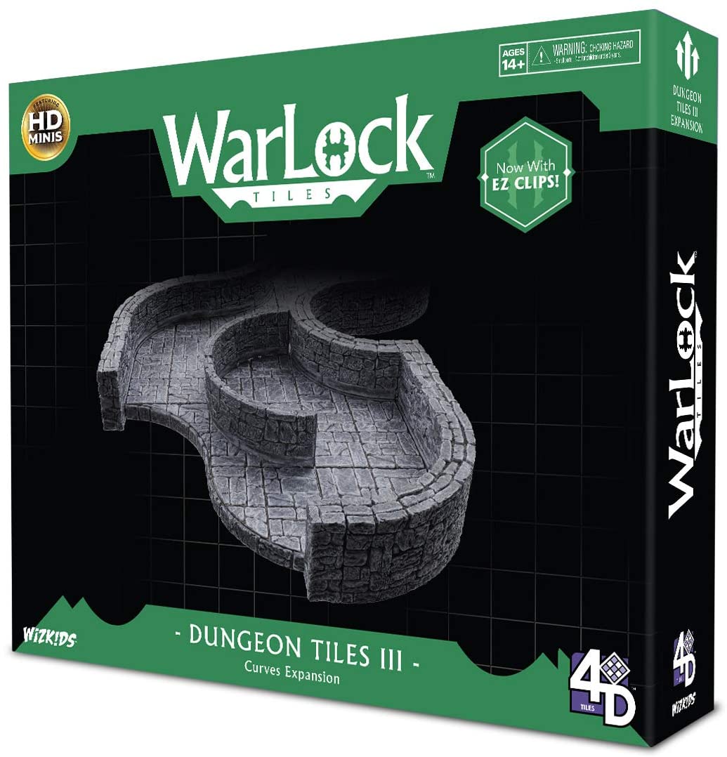 Warlock Tiles Dungeon Tiles III Curves | Gear Gaming Bentonville