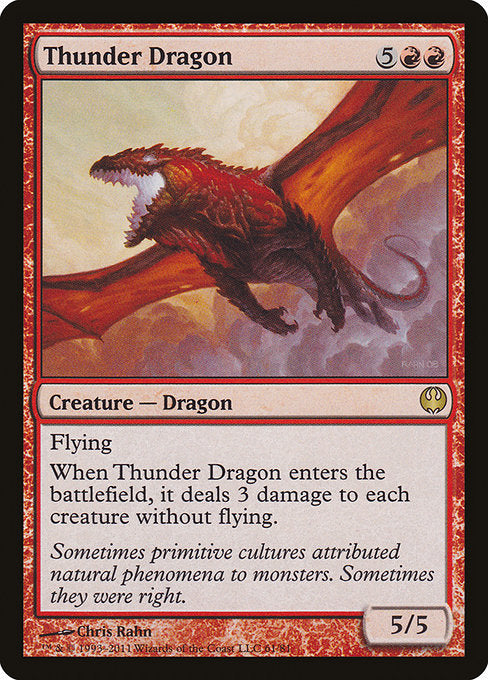 Thunder Dragon [Duel Decks: Knights vs. Dragons] | Gear Gaming Bentonville