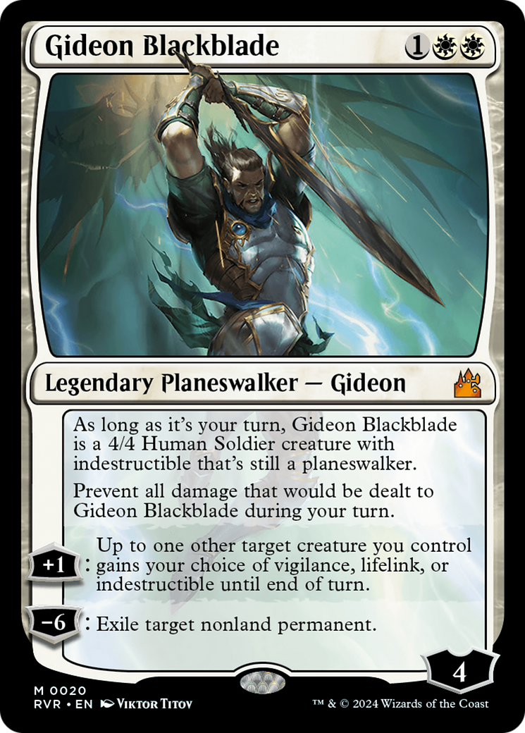 Gideon Blackblade [Ravnica Remastered] | Gear Gaming Bentonville