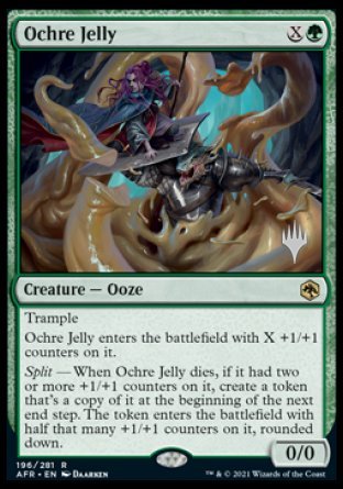 Ochre Jelly (Promo Pack) [Dungeons & Dragons: Adventures in the Forgotten Realms Promos] | Gear Gaming Bentonville