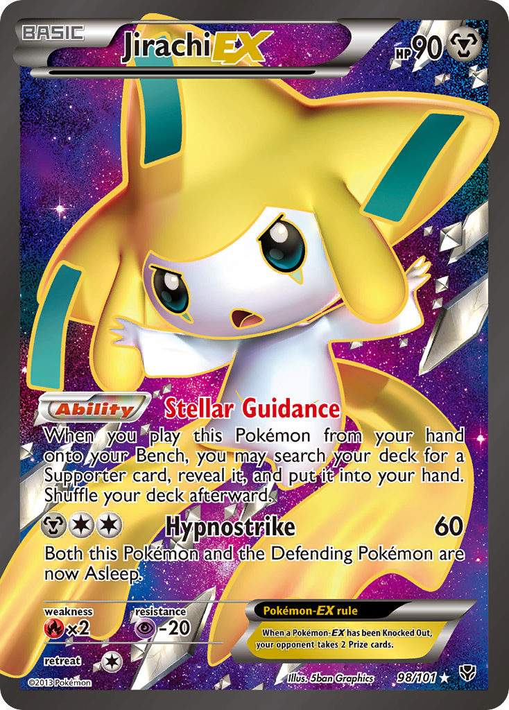 Jirachi EX (98/101) [Black & White: Plasma Blast] | Gear Gaming Bentonville