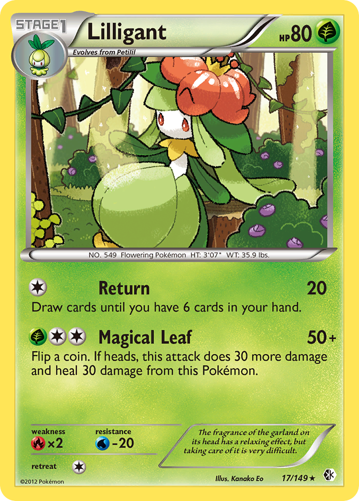 Lilligant (17/149) [Black & White: Boundaries Crossed] | Gear Gaming Bentonville