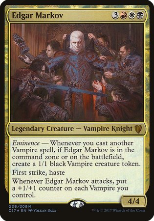 Edgar Markov (Commander 2017) [Oversize Cards] | Gear Gaming Bentonville