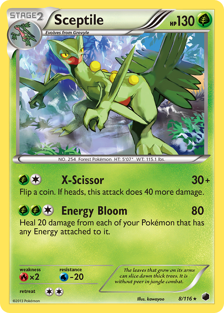 Sceptile (8/116) [Black & White: Plasma Freeze] | Gear Gaming Bentonville