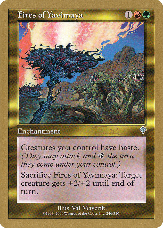 Fires of Yavimaya (Jan Tomcani) [World Championship Decks 2001] | Gear Gaming Bentonville