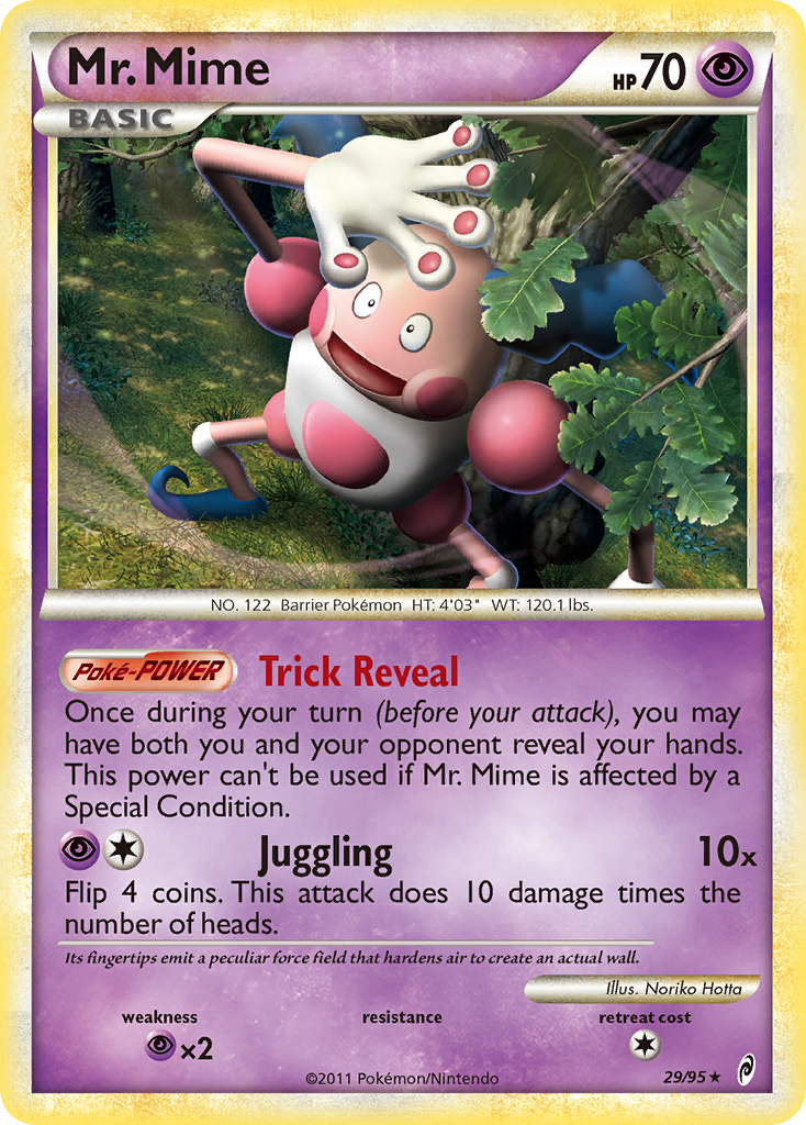 Mr. Mime (29/95) [HeartGold & SoulSilver: Call of Legends] | Gear Gaming Bentonville