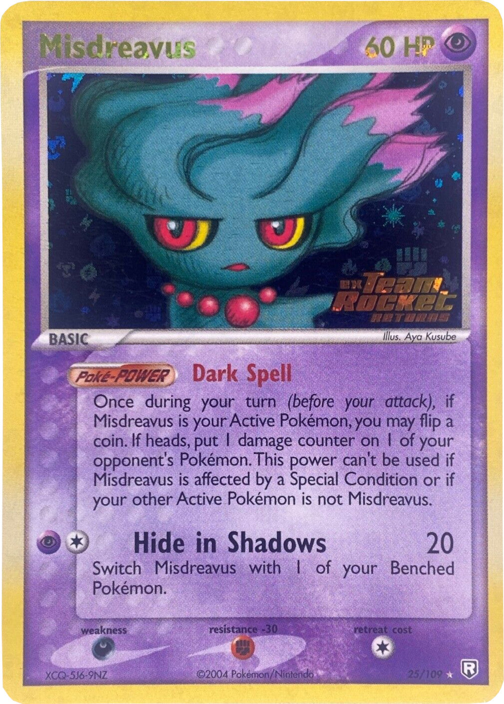 Misdreavus (25/109) (Stamped) [EX: Team Rocket Returns] | Gear Gaming Bentonville