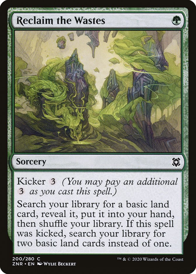 Reclaim the Wastes [Zendikar Rising] | Gear Gaming Bentonville