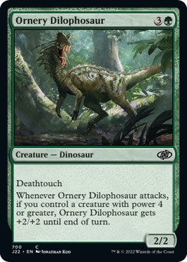 Ornery Dilophosaur [Jumpstart 2022] | Gear Gaming Bentonville