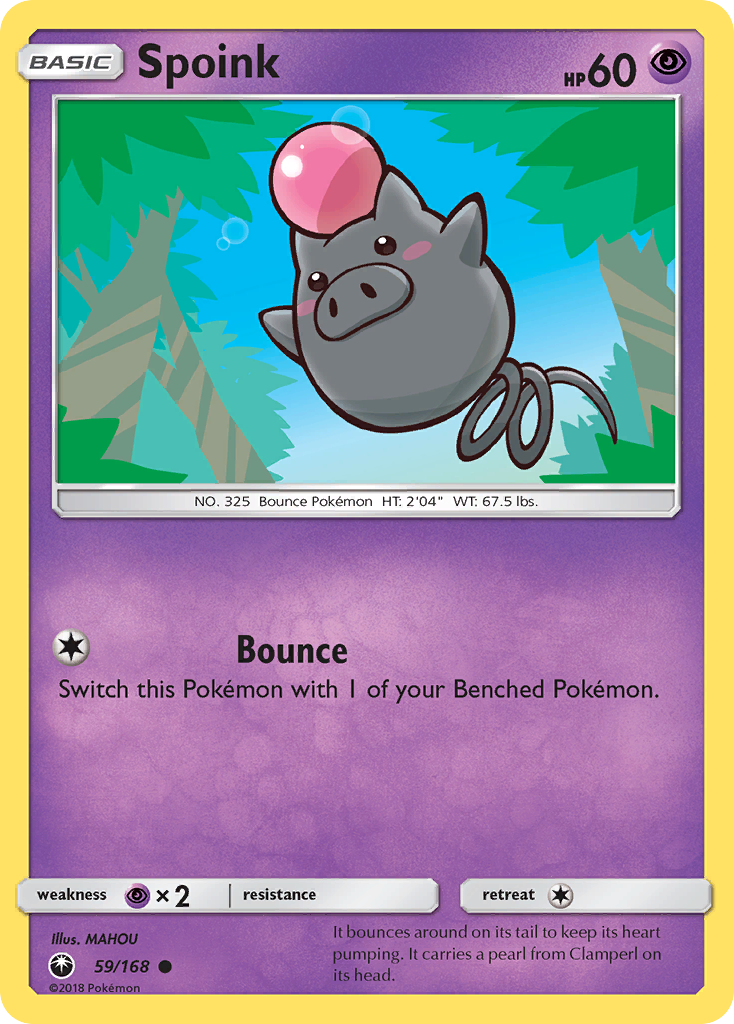 Spoink (59/168) [Sun & Moon: Celestial Storm] | Gear Gaming Bentonville