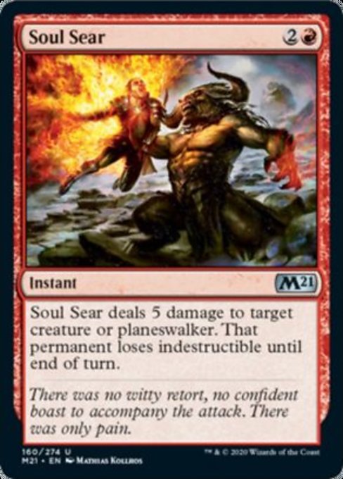 Soul Sear [Core Set 2021] | Gear Gaming Bentonville