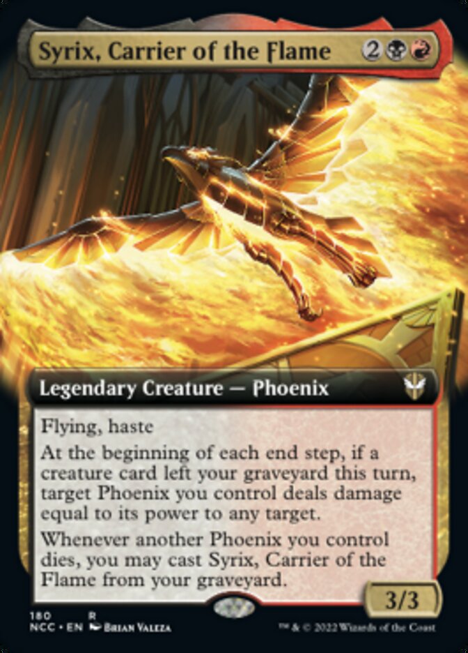 Syrix, Carrier of the Flame (Extended Art) [Streets of New Capenna Commander] | Gear Gaming Bentonville