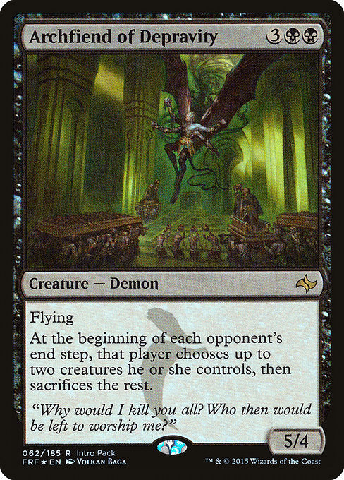 Archfiend of Depravity [Unique and Miscellaneous Promos] | Gear Gaming Bentonville