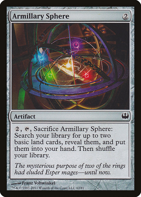 Armillary Sphere [Duel Decks: Knights vs. Dragons] | Gear Gaming Bentonville