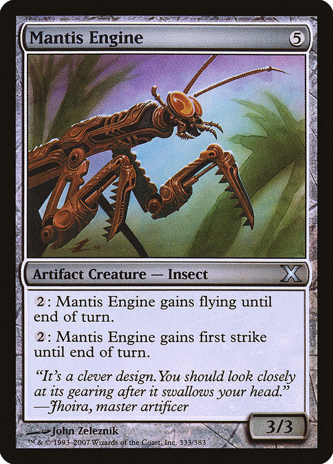 Mantis Engine (Premium Foil) [Tenth Edition] | Gear Gaming Bentonville